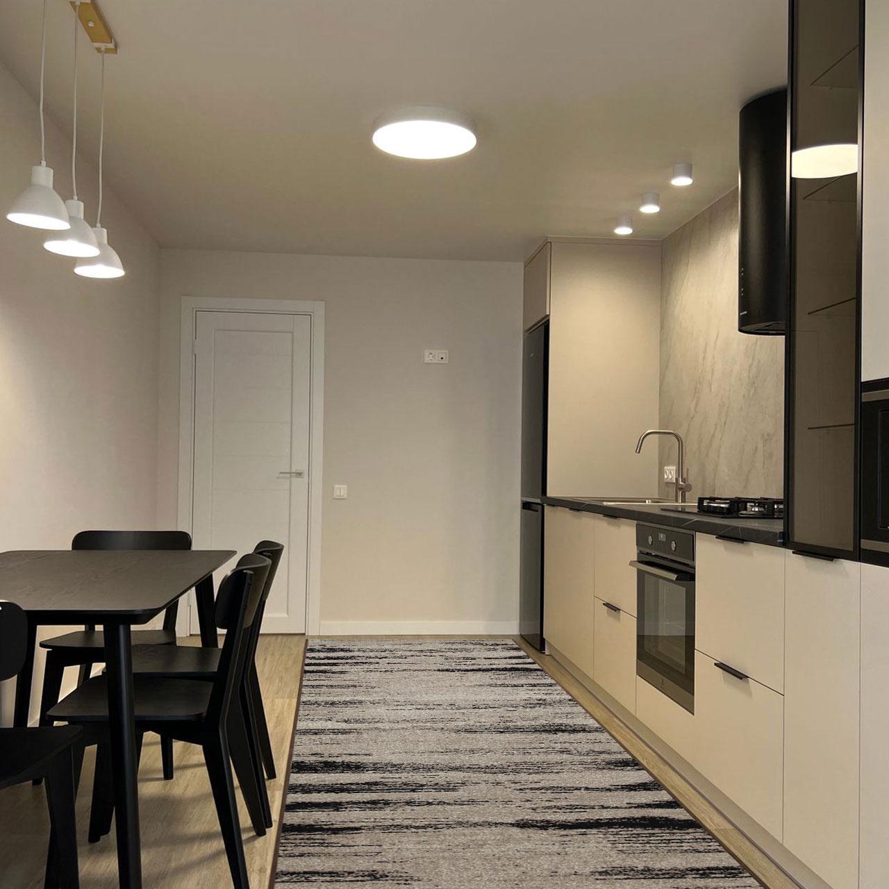 Ковер безворсовый на войлочной основе DAKARIA Print Run Санди p13 2x2 м Темно-бежевый (00-00019523) - фото 8 Ковер безворсовый на войлочной основе DAKARIA Print Run Санди p13 2x2 м Темно-бежевый (00-00019523) - фото 8