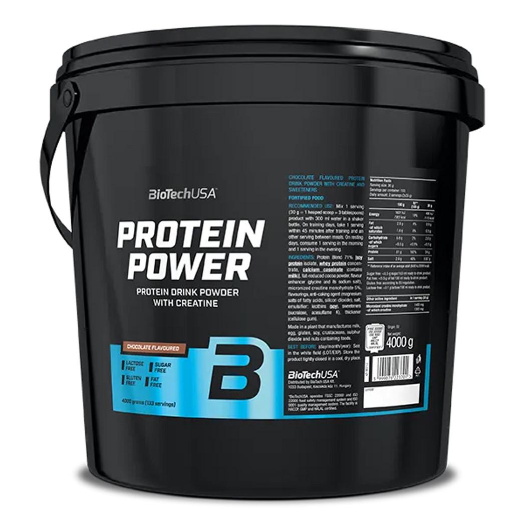 Комплексний протеїн BioTech USA Protein Power 4 кг Шоколад (00633-01)