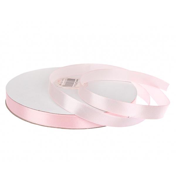 Лента атласная 1,2 см/91,4 м Нежно-розовый (68)