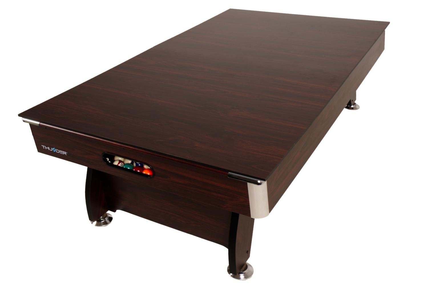 Бильярдный стол Thunder 7FT BOLD-BROWN с накрытием для пинг-понга 214х122х81 см (431157)