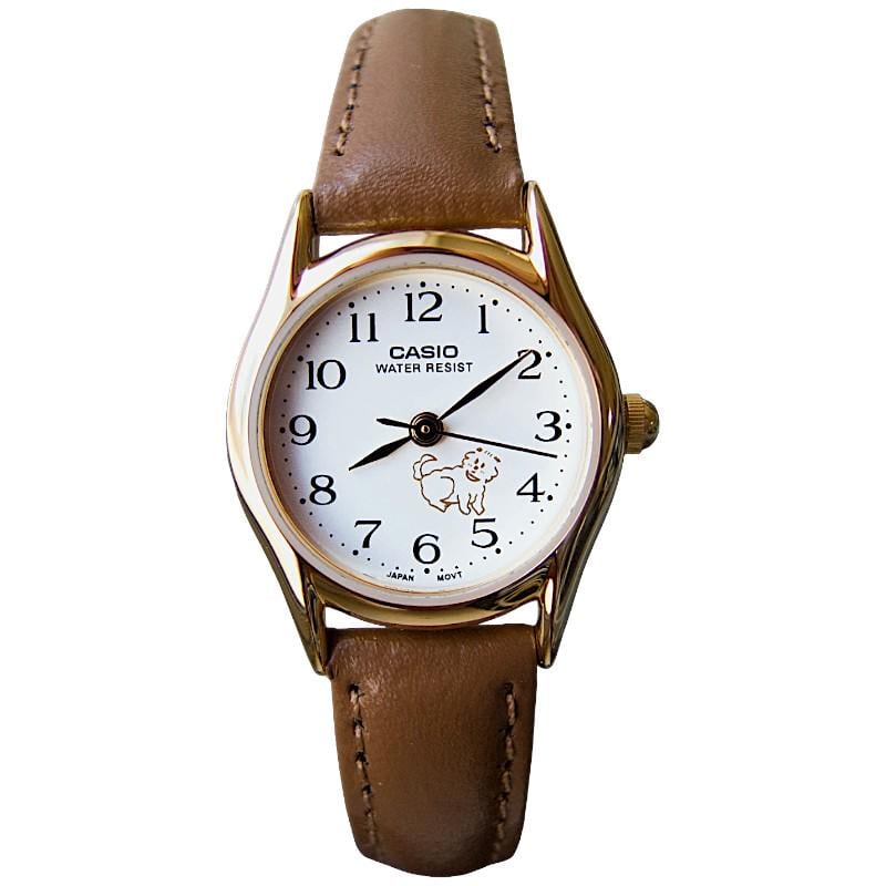 Часы женские Casio LTP-1094Q-7B7 минеральное стекло белый циферблат