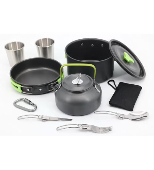 Посуда с чайником DS-308 кухонная походная Посуда с чайником DS-308 кухонная походная