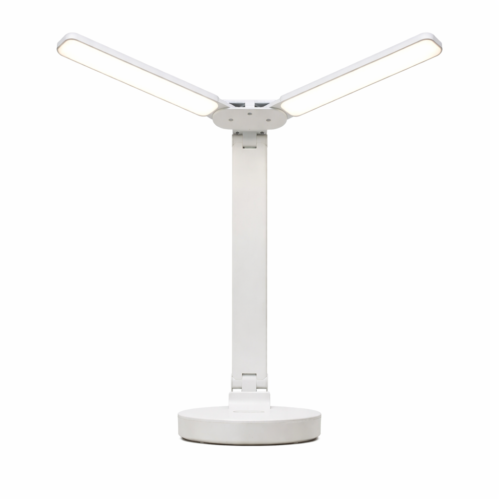 Настольная лампа с аккумулятором/подставкой для телефона и сенсорным управлением Белый (234572524)