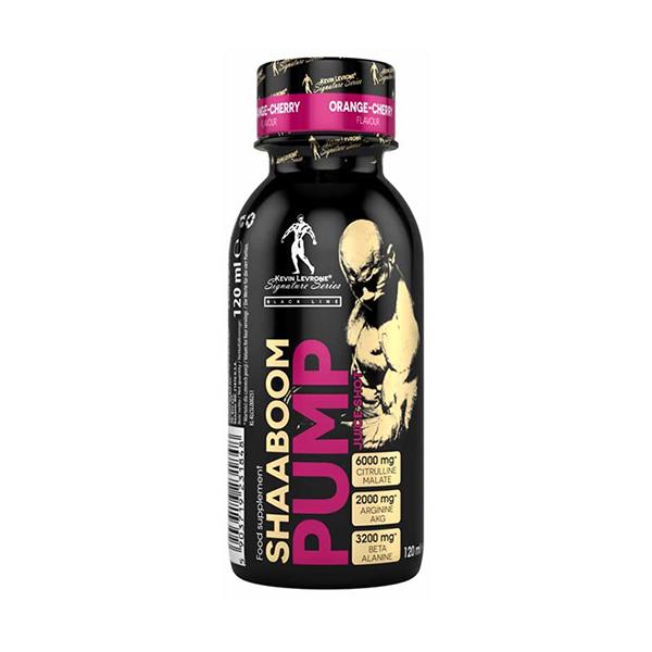 Комплекс для тренировки Kevin Levrone Shaaboom Pump Juice shot 120 мл Orange/Cherry (000026044)