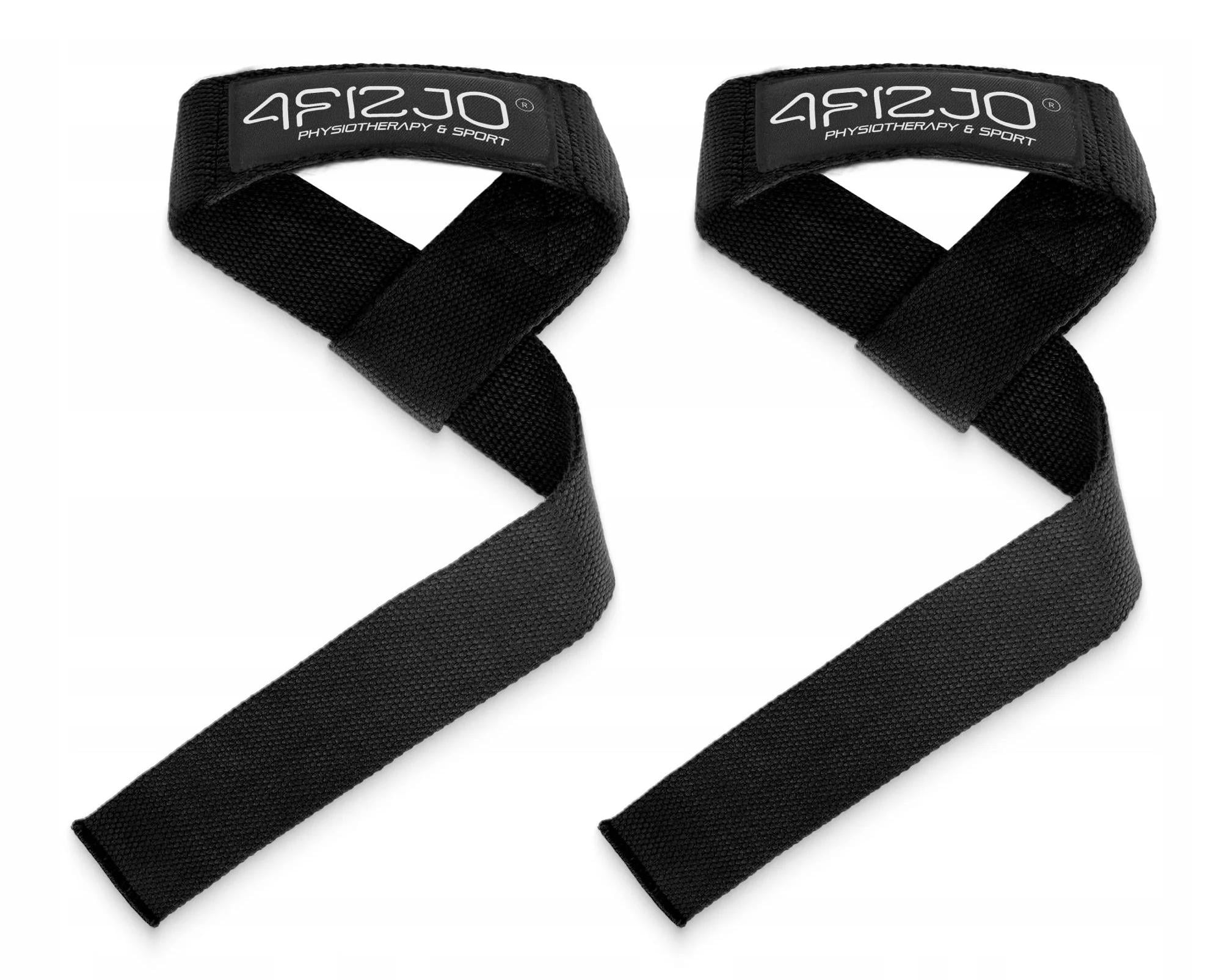 Лямки для становой тяги 4FIZJO Deadlift Straps Black (P-5905973402279)