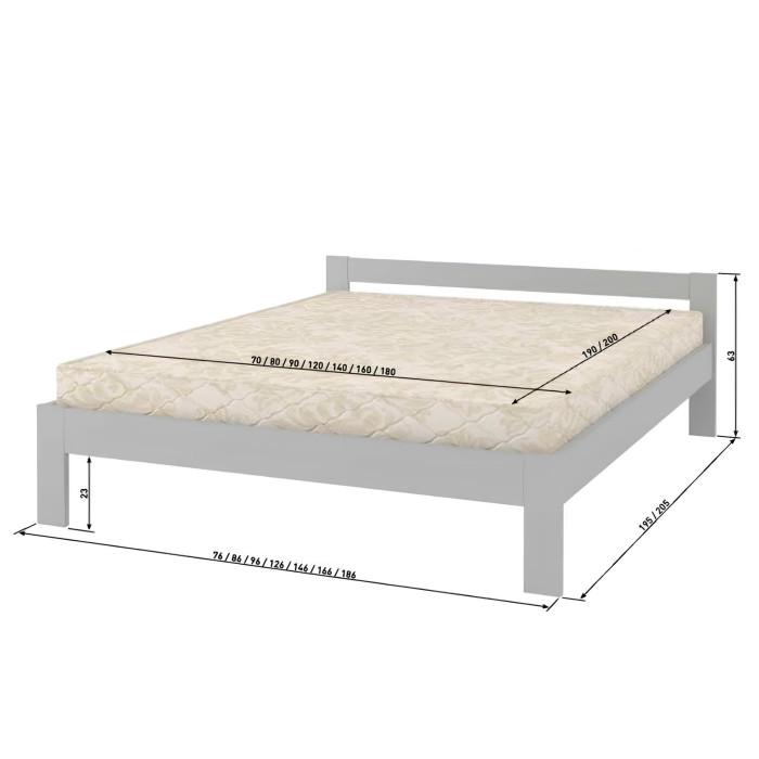 Ліжко двоспальне MebiGrand Делі 160х200 см Горіх лісовий (26577979) - фото 3 Ліжко двоспальне MebiGrand Делі 160х200 см Горіх лісовий (26577979) - фото 3