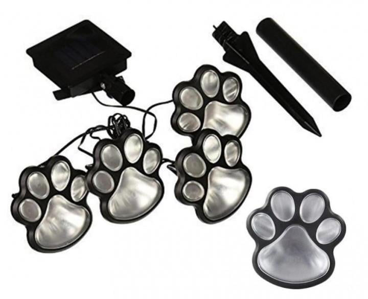 Уличный светильник Solar Paw Print Lights IP65 на солнечной батарее 8 шт. - фото 10