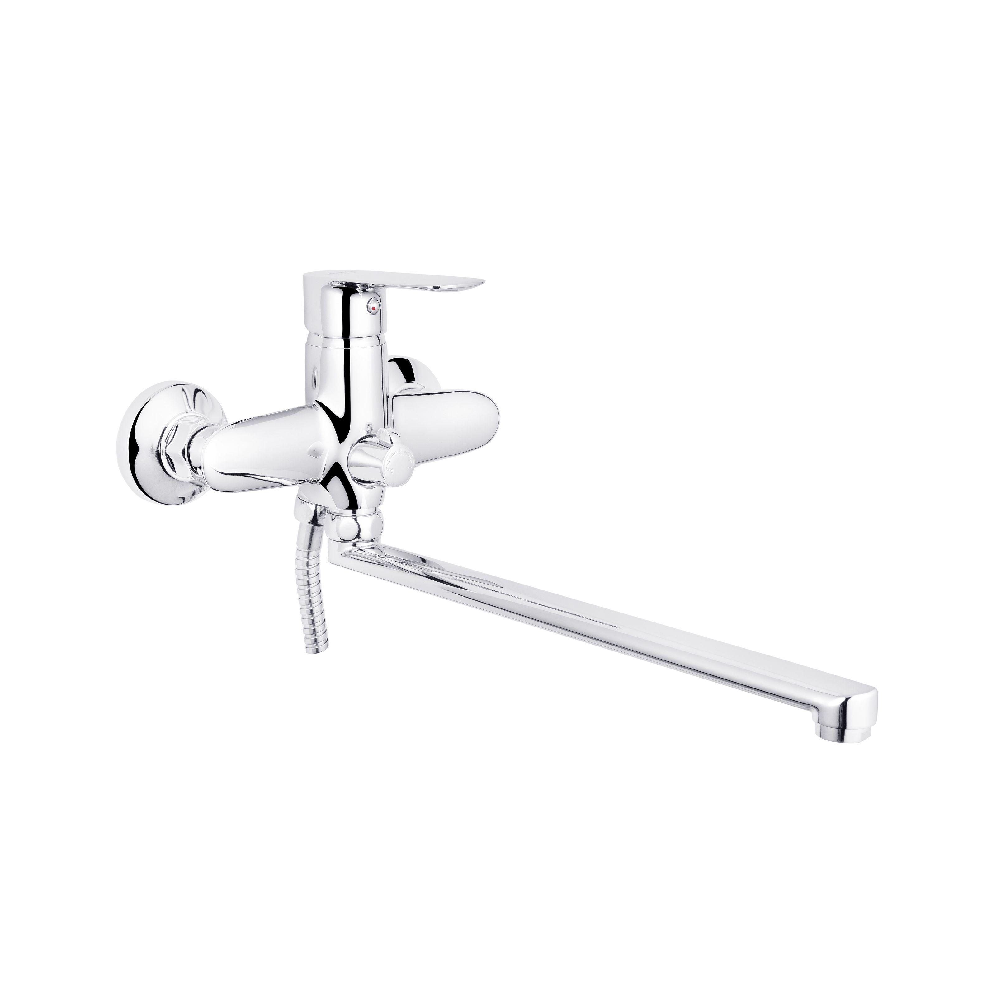 Смеситель для ванны KRONER Main-C070 CV018620 однорычажный Хром (136425)