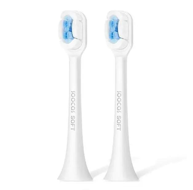 Насадки для зубної щітки Soocas SOFT Cloud-Feeling Brush Head для X1/X3U/X3/X5/V1 2 шт. White (770771)