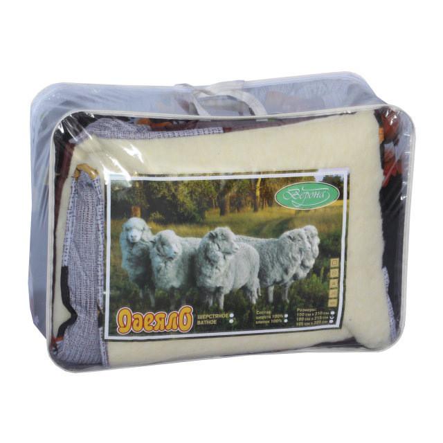 Одеяло двуспальное Лери Макс из овечьей шерсти