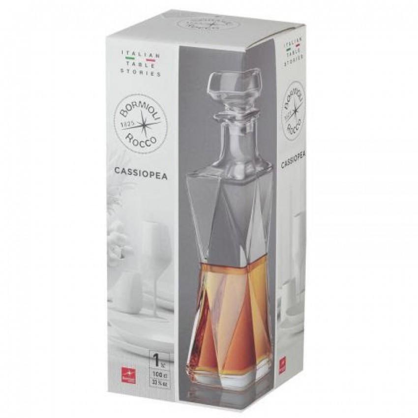 Декантер с пробкой Bormioli Rocco Cassiopea 800 мл (234524-G-04021990) - фото 3 Декантер с пробкой Bormioli Rocco Cassiopea 800 мл (234524-G-04021990) - фото 3
