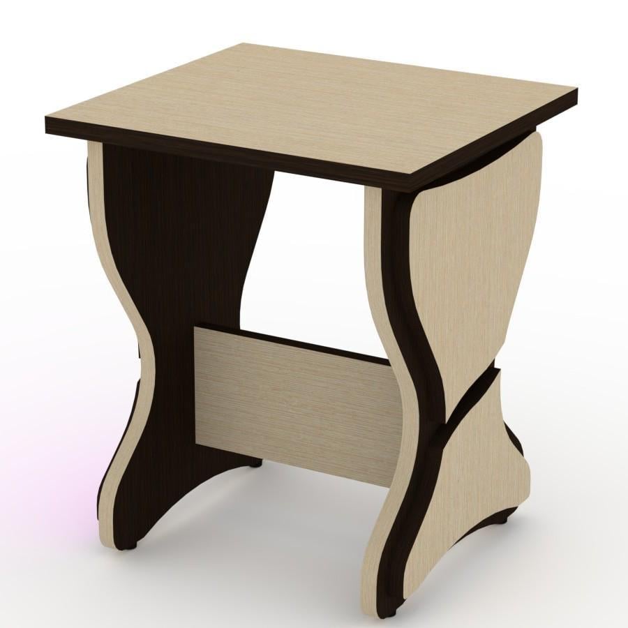 Табурет кухоний з накладкою МебліКо Т-6 36х33х41 см Венге (k-2806-3) - фото 1 Табурет кухоний з накладкою МебліКо Т-6 36х33х41 см Венге (k-2806-3) - фото 1