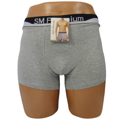 Трусы мужские боксеры SM Premium cotton 90960 XL Серый