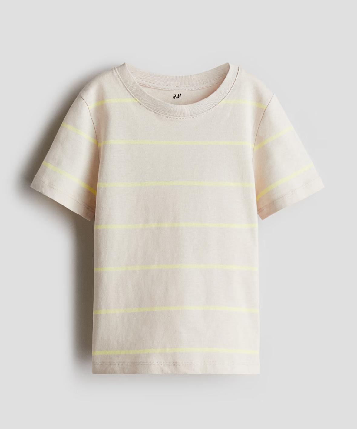 Футболка детская H&M 98-104 см Бежевый (14381)