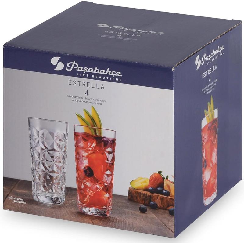 Набір склянок Pasabahce ESTRELLA 4 шт. 360 мл - фото 6