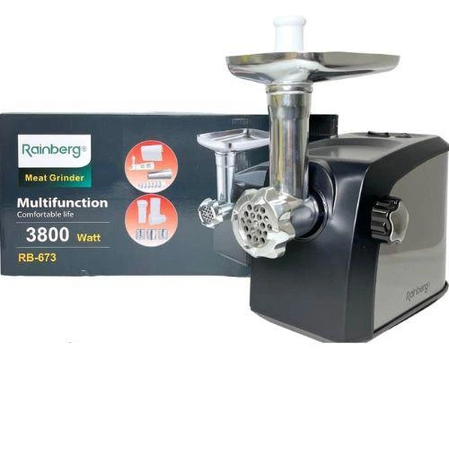 Мясорубка Rainberg RB-673A 2в1 3800W мощная бытовая с функцией соковыжималки (3136078999) Мясорубка Rainberg RB-673A 2в1 3800W мощная бытовая с функцией соковыжималки (3136078999)
