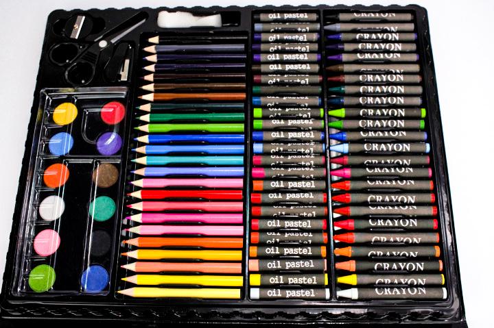 Набір для дитячої творчості Art Set у валізі 150 пр, Black - фото 3