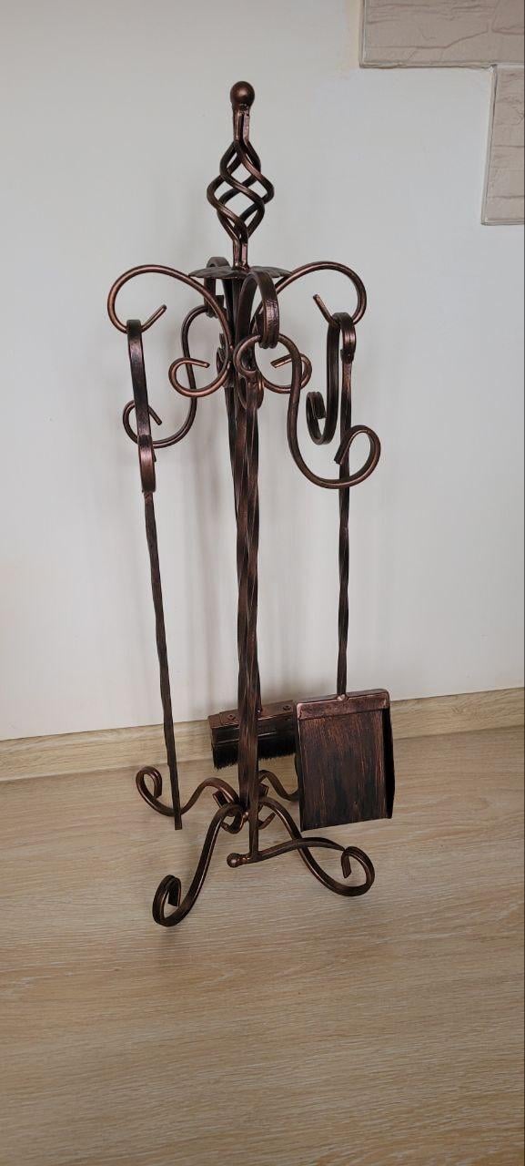 Набор каминный кованый Медь (2538724102) - фото 3