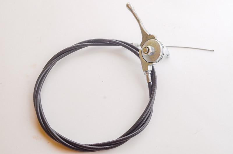 Рычаг газа металлический с тросом для вибротрамбовки 160 см (4623)