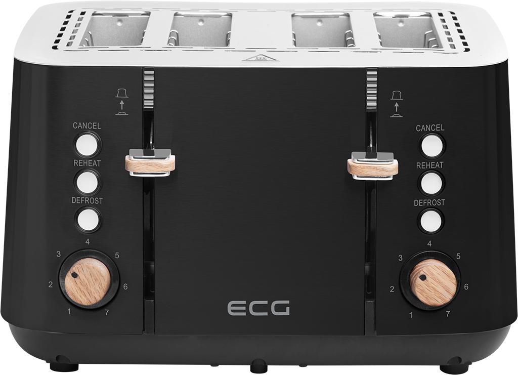 Тостер ECG ST 4768 Timber Black - фото 5