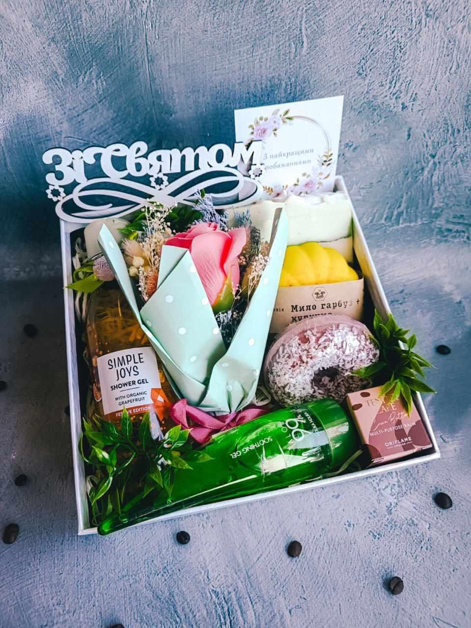 Подарунковий набір для жінки Beauty box з косметикою (2527543573) - фото 3