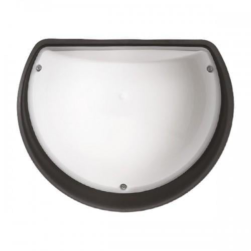 Светильник пластиковый HOROZ ELECTRIC Полумесяц Акуа Опал Е27 230V IP54 Черный (400-123-114)