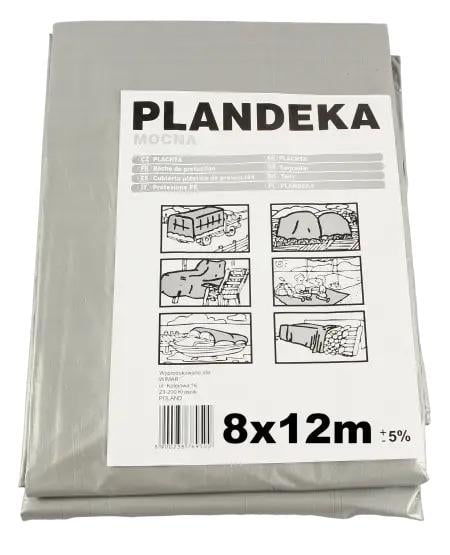 Тент PLANDEKA Wimar защитный тарпаулин 110 г/м² 8х12 м - фото 4