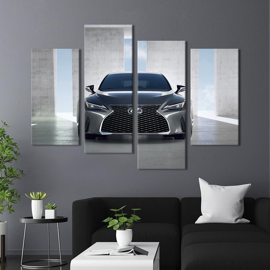 Картина на холсте Роскошный серый Lexus IS250 129x90 см (1270-42) Картина на холсте Роскошный серый Lexus IS250 129x90 см (1270-42)