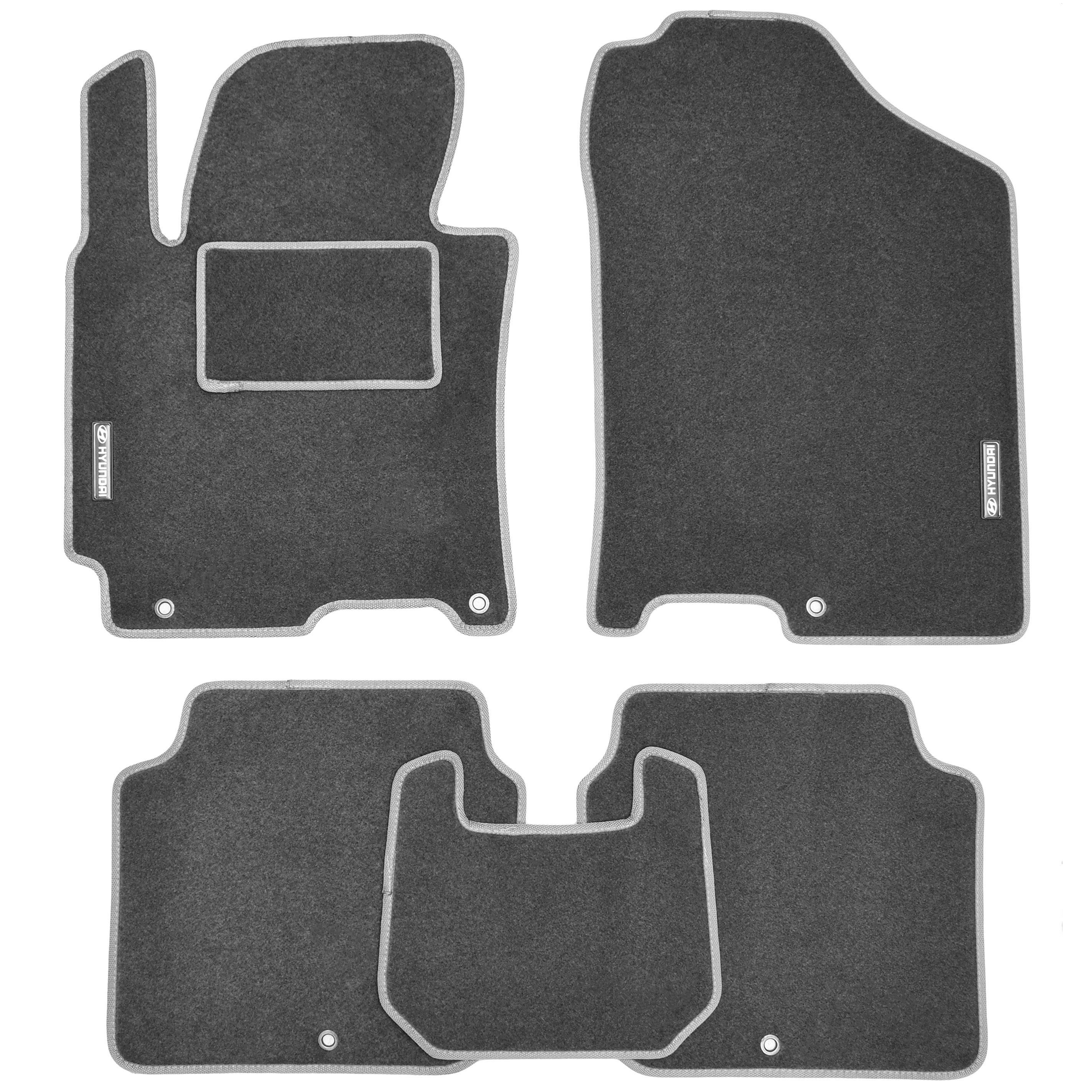 Коврики в салон для Hyundai Elantra MD 2011-2015 USA текстильные Серый