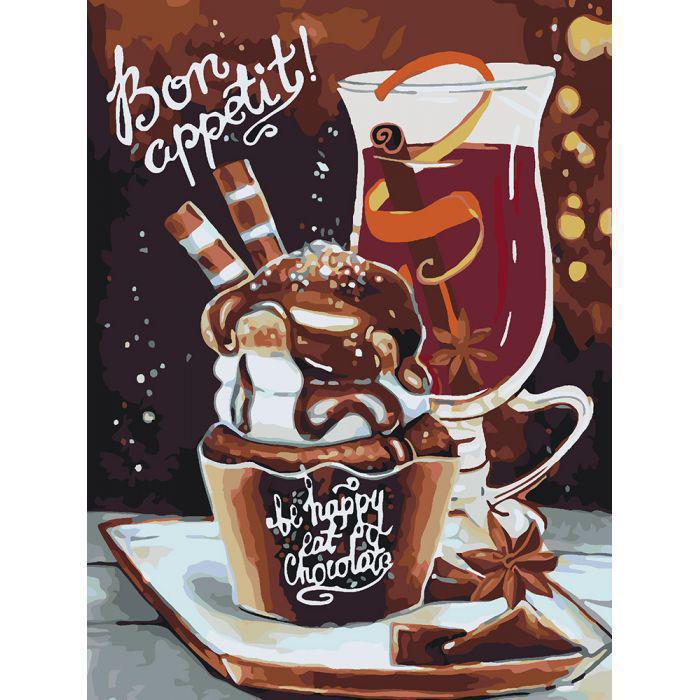 Картина за номерами Ідейка Bon appetit 30x40 см (skl-КНО5501)