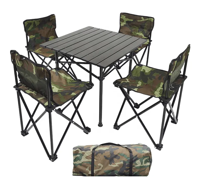 Туристичні стіл зі стільцями 4 шт. складаний (AND 70-50)