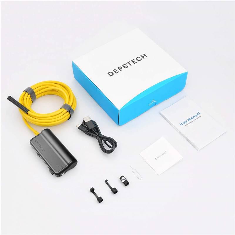 Эндоскоп WiFi Depstech WF028DL 2 камеры 8 мм 5 м (1145) - фото 7 Эндоскоп WiFi Depstech WF028DL 2 камеры 8 мм 5 м (1145) - фото 7