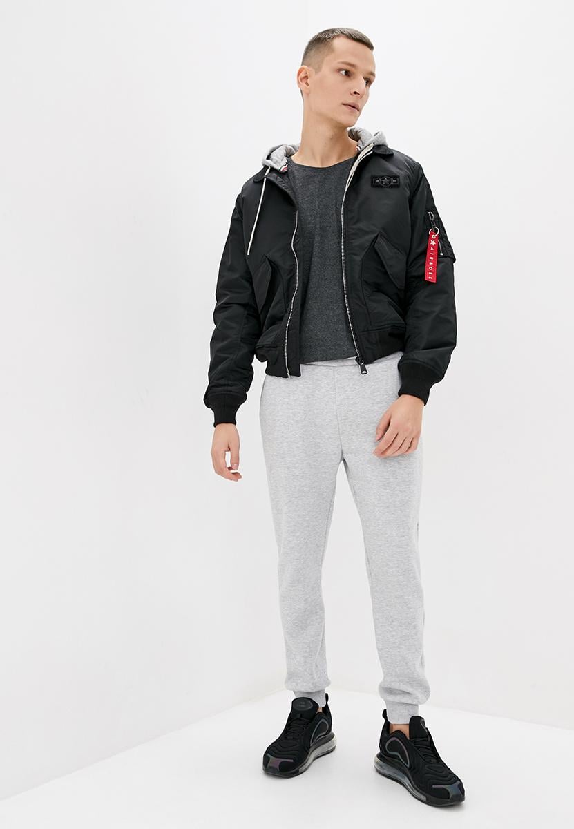 Куртка-бомбер Airboss CWU Pilot Hooded Jacket 4XL Черный (28667) - фото 2