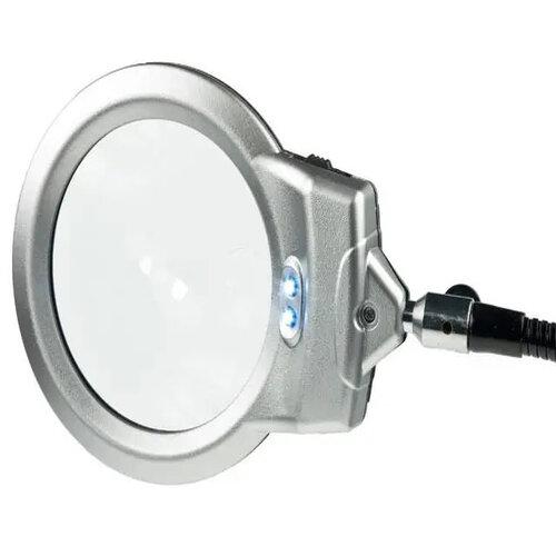 Настільна лупа Magnifier 15119-A 90 мм x 2,5 для читання Чорний - фото 2