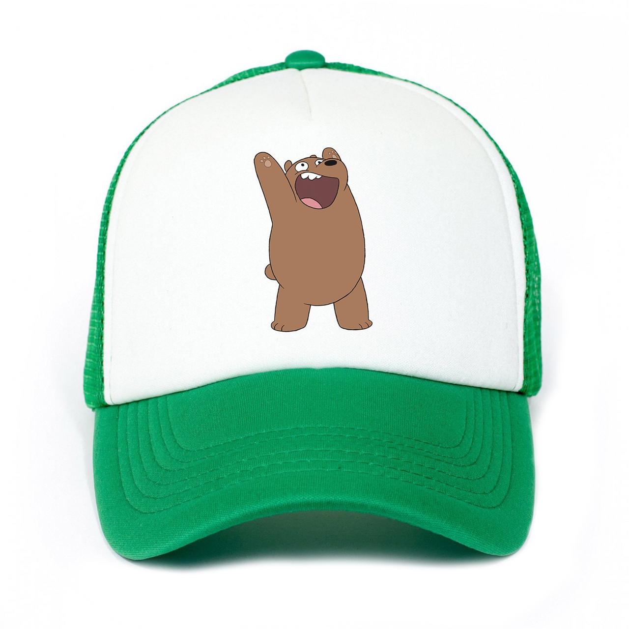 Кепка тракер детская We Bare Bears Зеленый (33404-1777-KG)