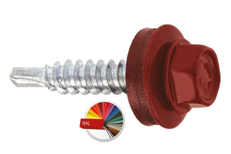 Саморез покровельный Wkret-Met WF по металлу с шайбой EPDM 4,8х19 мм (RAL 8003)