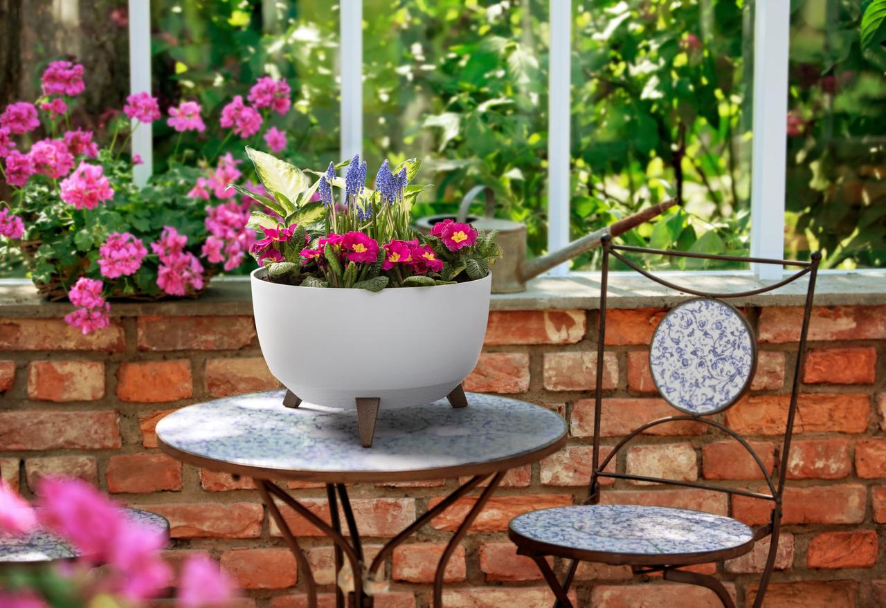 Вазон Lamela ROMA 242х150 мм 5,1 л Белый (9057979 Line) - фото 4