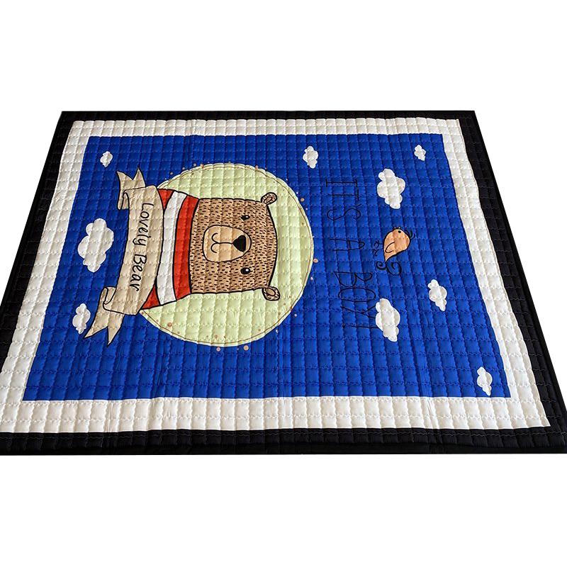 Тканевый ковер Magnitoshka Мишка в детскую 195x145x1,5 см