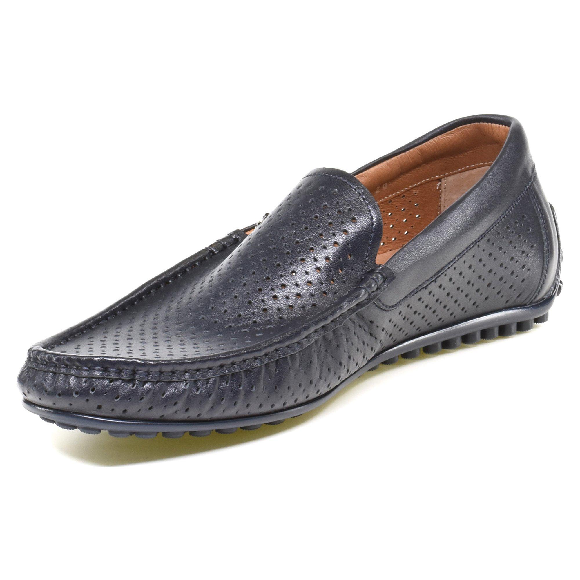 Мокасини чоловічі Stepter р. 42 Темно-синій (89149-42) - фото 3
