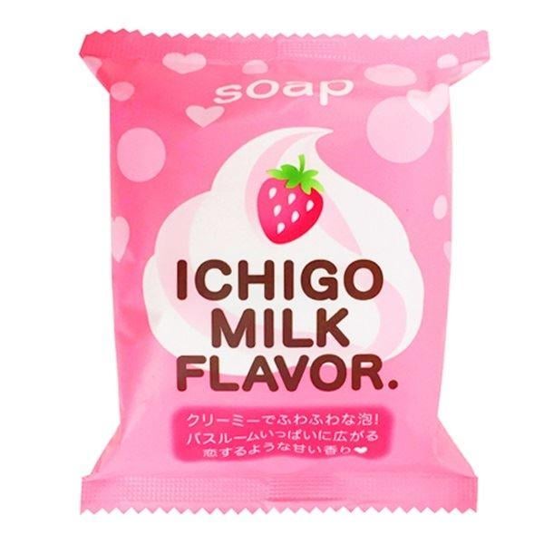 Мило з ароматом полуниці та молока Pelican Petit Strawberry Milk 80 г (2673789991)