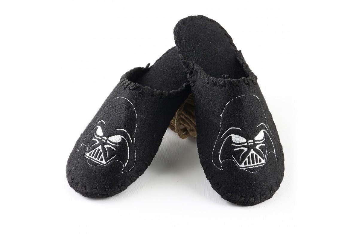 Тапочки войлочные Luxyart с вышивкой Дарт Вейдер р. 42-45 (GA-20)