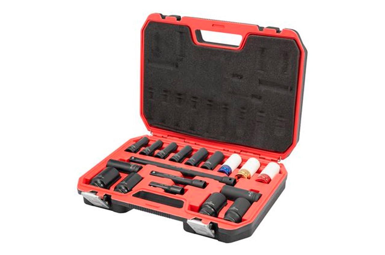 Набір ударних головок Intertool-Storm 1/2" x 10-24 мм 18 шт. (ET-8506)