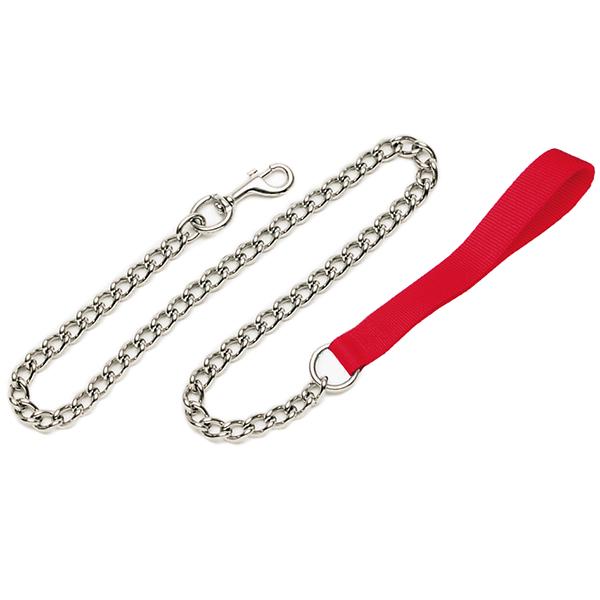 Повідець-ланцюжок для собак Coastal Titan Chain Dog Leash ланка 3 мм 1x120 см Червоний (76484092817)