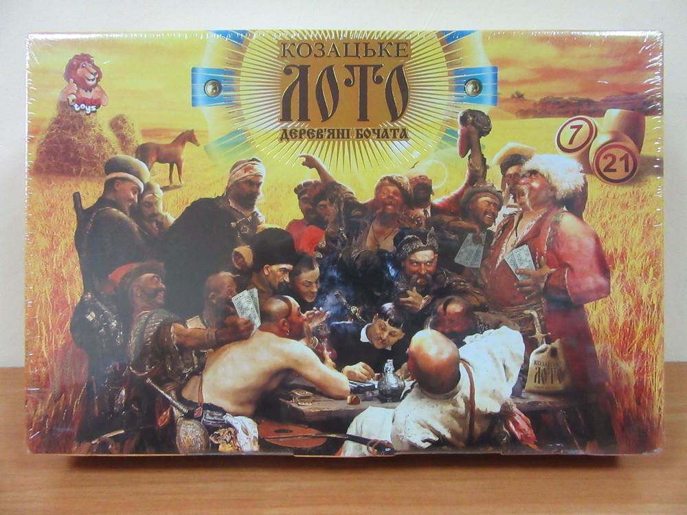 Настільна гра настільна Danko Toys Козацьке лото у коробці дерев'яні бочонки українською (DT G48) - фото 2 Настільна гра настільна Danko Toys Козацьке лото у коробці дерев'яні бочонки українською (DT G48) - фото 2