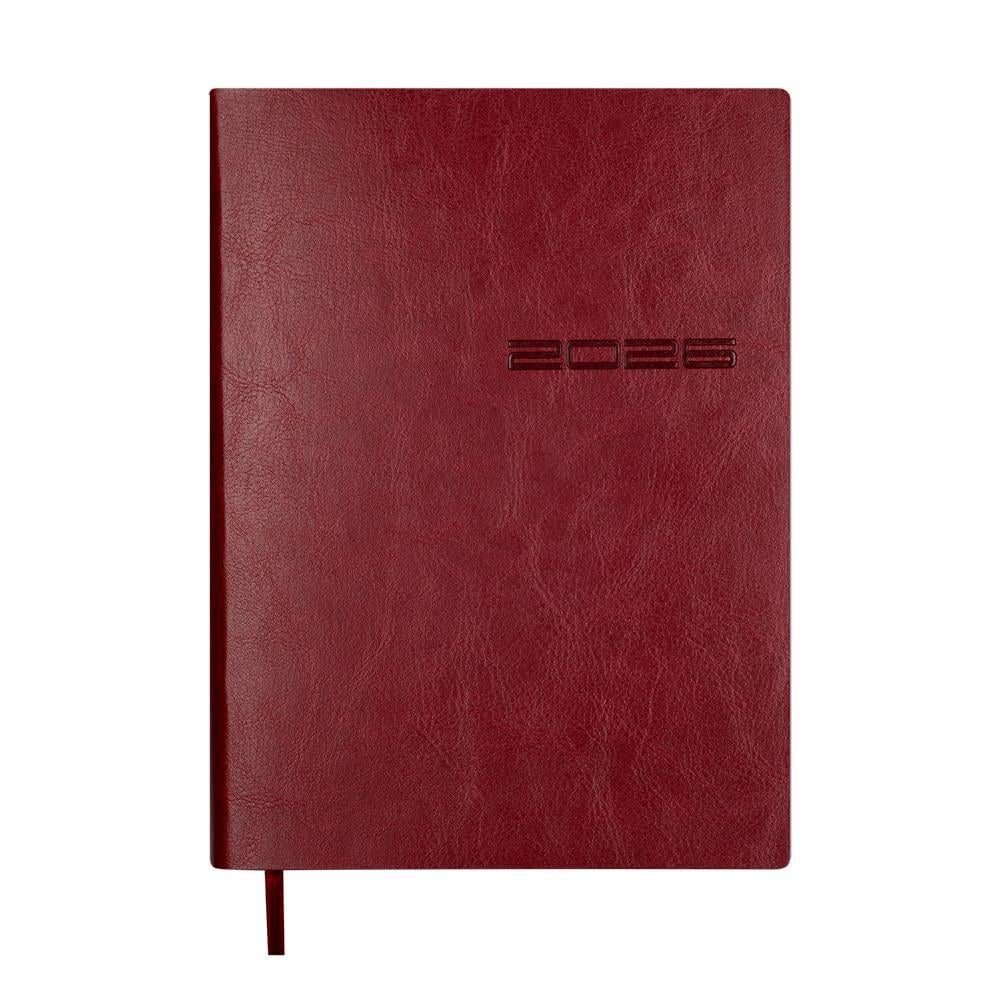 Щоденник датований 2026 Buromax IDEAL A5 336 стор. Червоний (BM.2175-05)