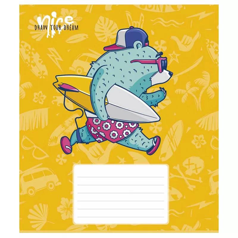 Школьная тетрадь в линейку Школярик 18 листов Разноцветный (NB-286-Z-69)