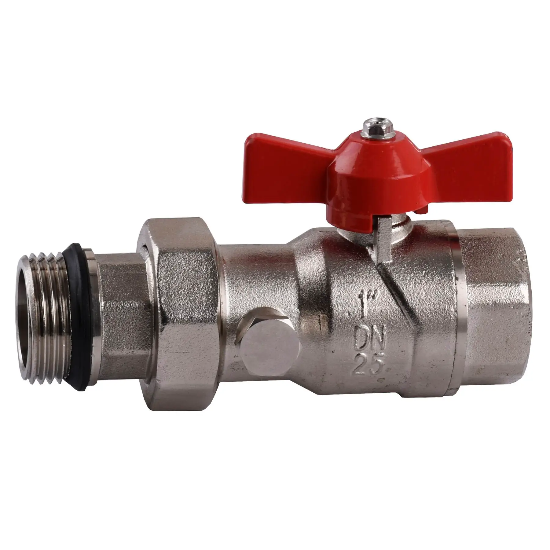 Кран-американка з муфтою під термометр ECO 01G-2 прямий 1" (GSR-000008822) - фото 3 Кран-американка з муфтою під термометр ECO 01G-2 прямий 1" (GSR-000008822) - фото 3