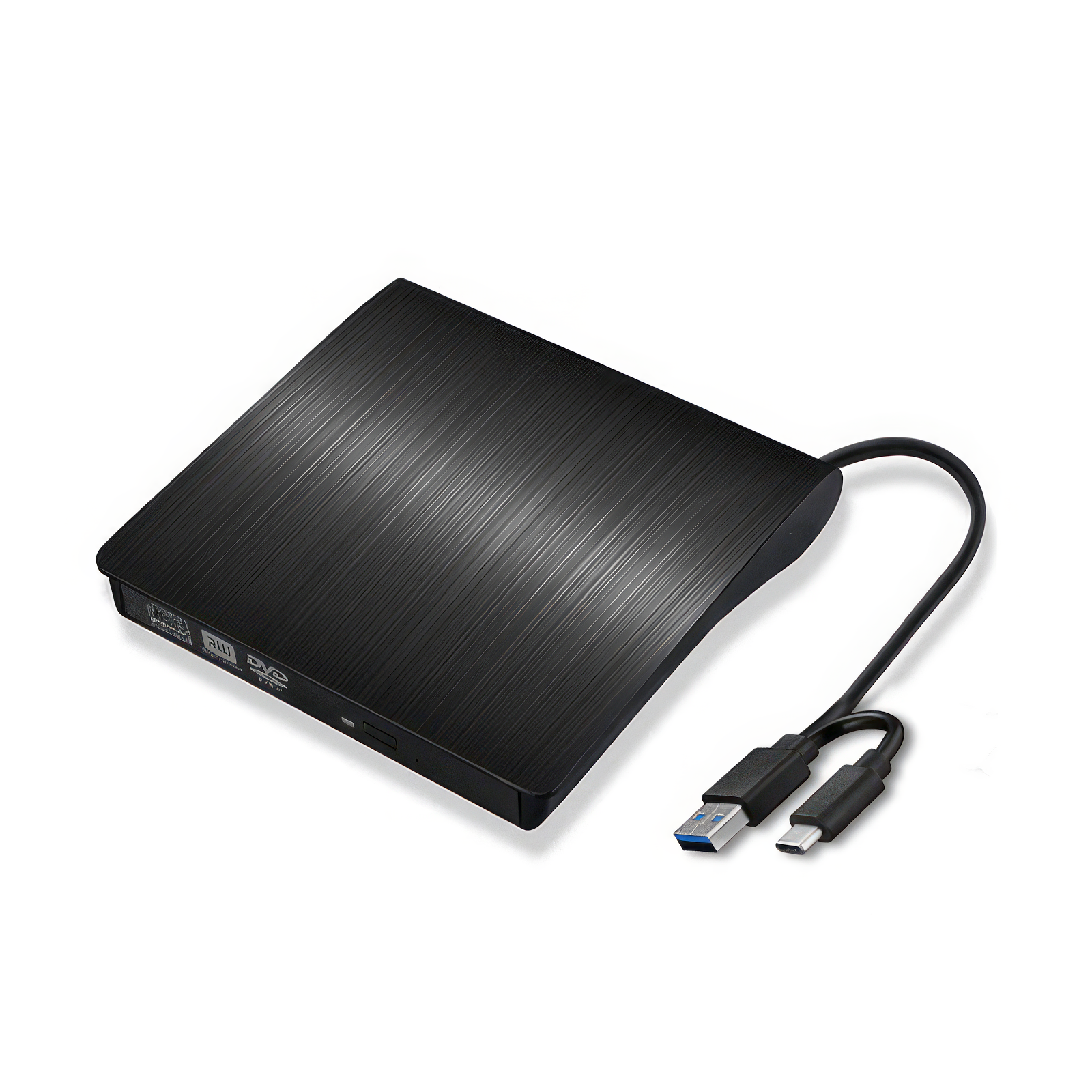 Дисковод внешний оптический USB 3.0 to Type-C с поддержкой CD-RW/DVD-RW/VCD (23012)