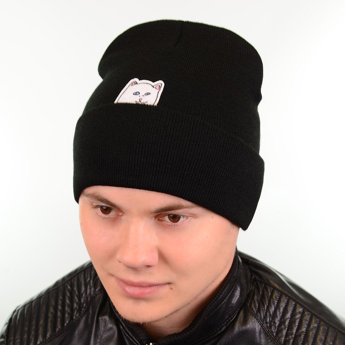 Шапка в'язана Sofi L18022 one size Чорний