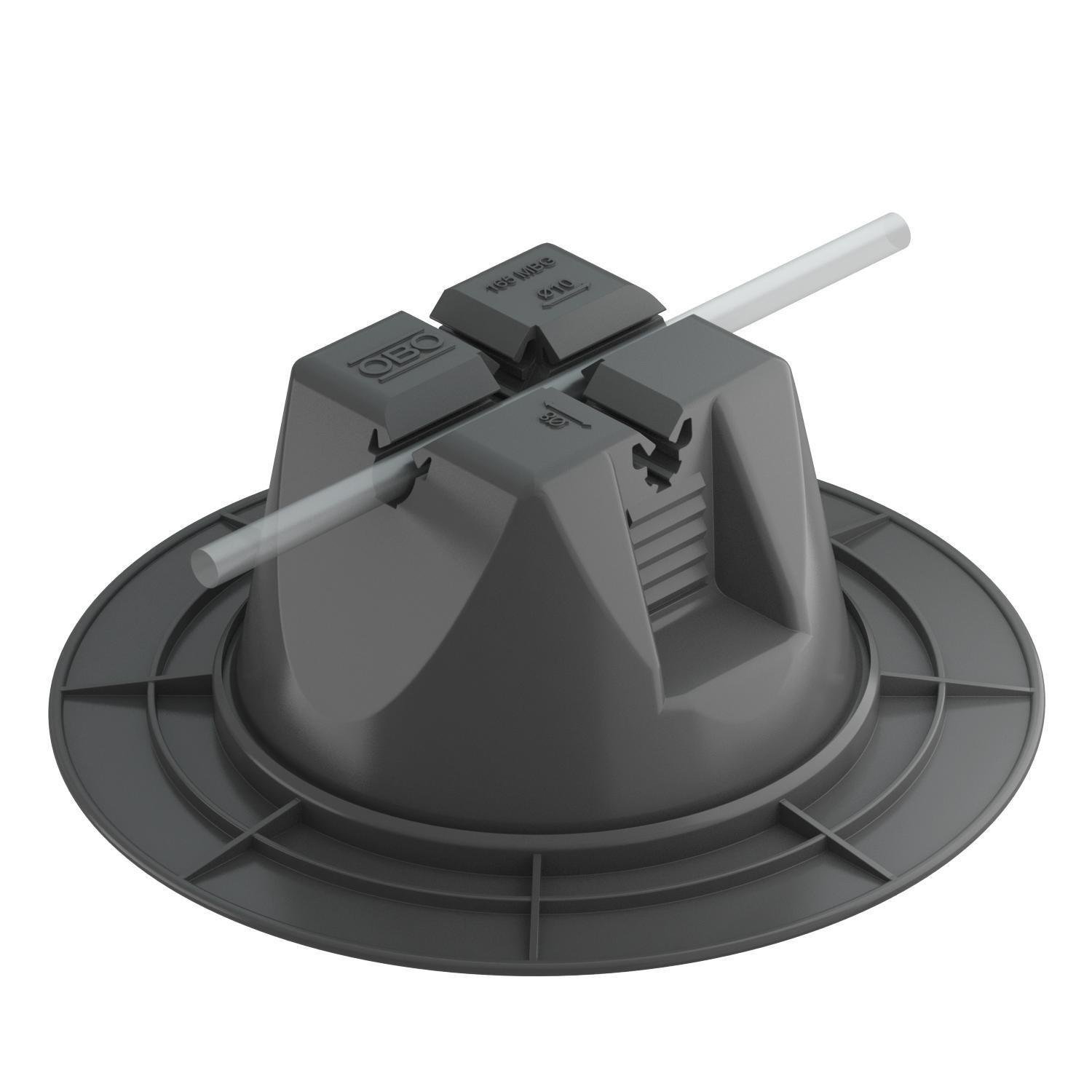 Держатель круглый OBO bettermann прута ø 8-10 мм з бетоном ø 200x80 мм пластик (5218716) Держатель круглый OBO bettermann прута ø 8-10 мм з бетоном ø 200x80 мм пластик (5218716)